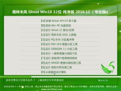 ����ľ��Ghost Win10 (32λ) ��ɫ������V2016��12��(��������)